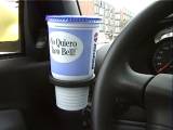 Left with large drink